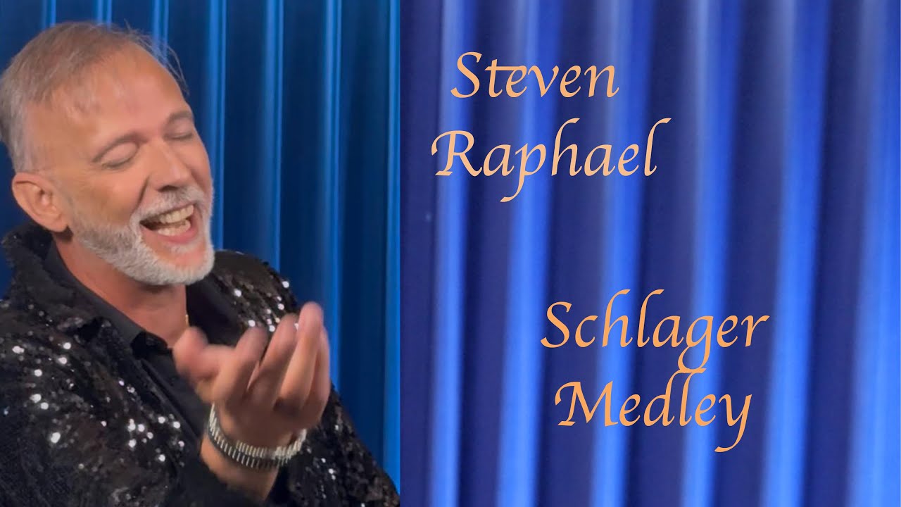 Steven Raphael pr&auml;sentiert eine Auswahl von Schlagersongs in einem Medley.