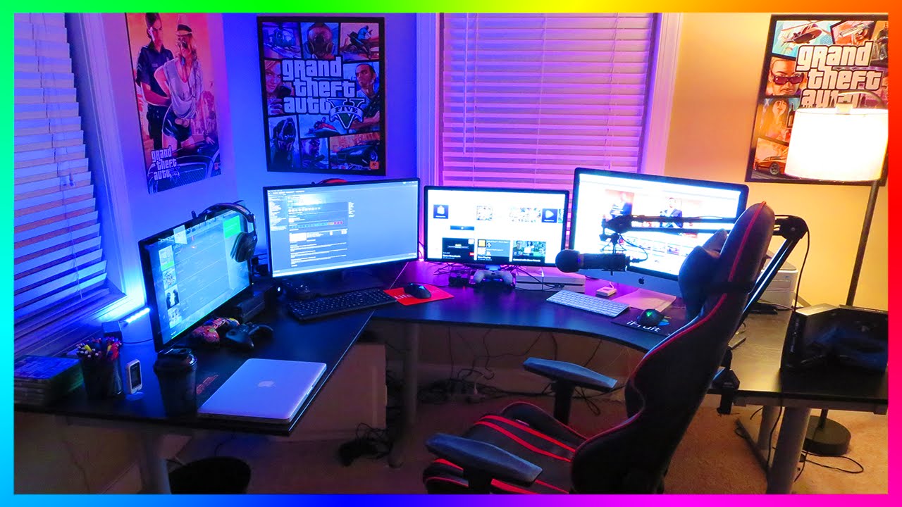 MrBossFTW House Tour & Updated 2015 Gaming Office Setup!