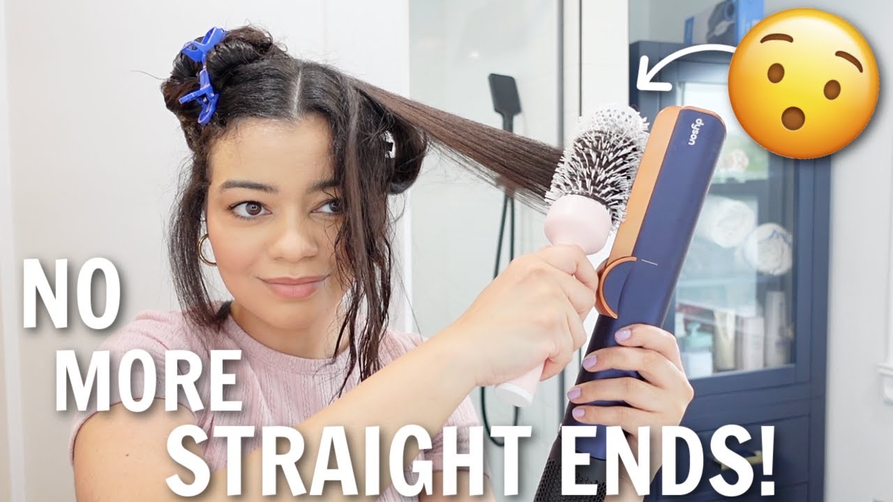 Лайфхак от Dyson Airstrait для завитых кончиков! 😱