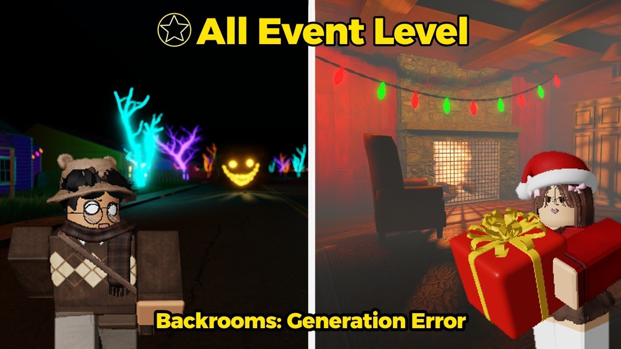 All Event Level In Backrooms Generation Error - Roblox Backrooms: Generation Error