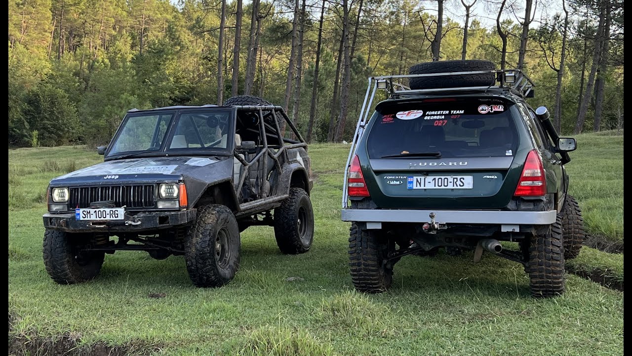 OFF ROAD - JEEP CHEROKEE BUGGY,  SUBARU FORESTER, JEEP CHEROKEE XJ - ჩეროკი, ბაგი, სუბარუ ფორესტერი