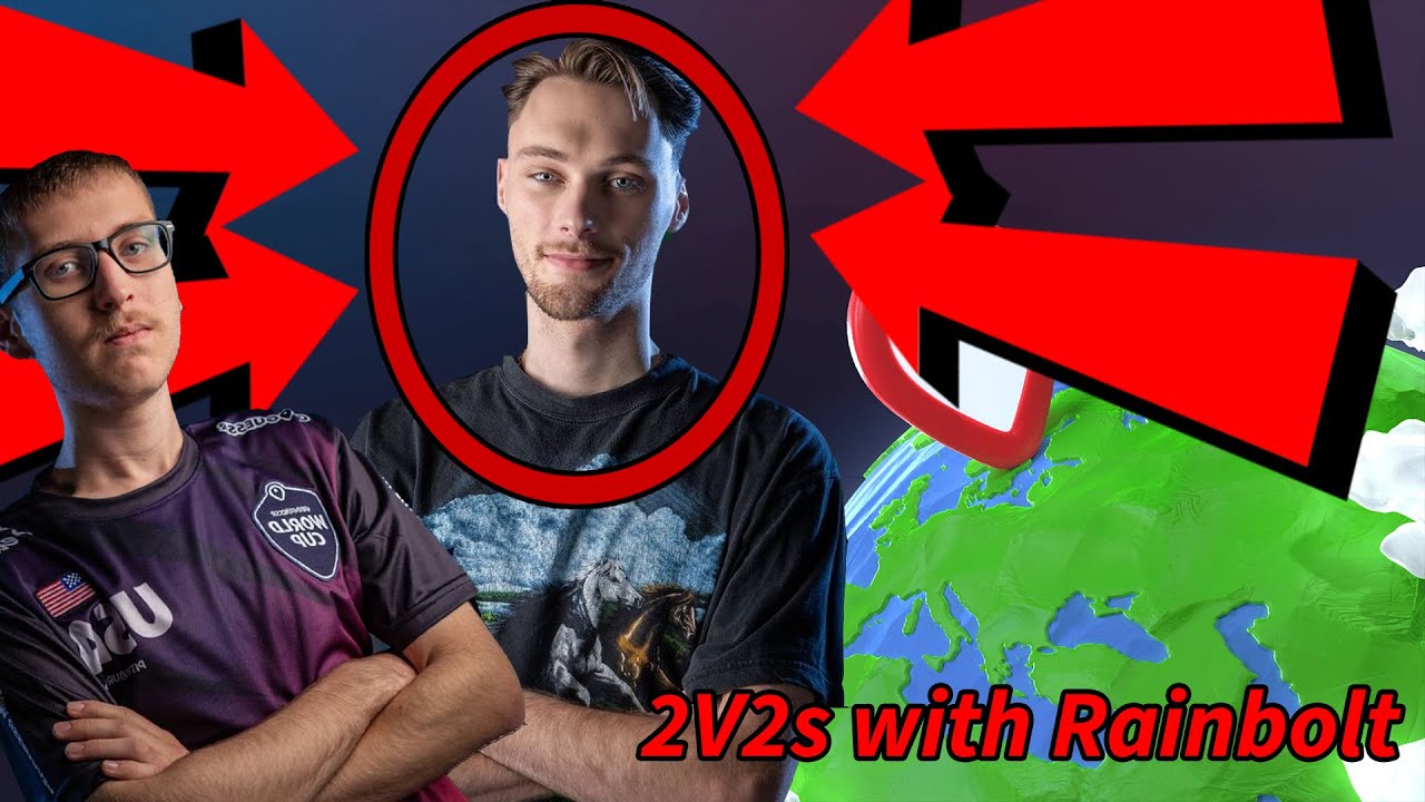 GeoGuessr выиграл рейтинг 2 на 2 с Rainbolt