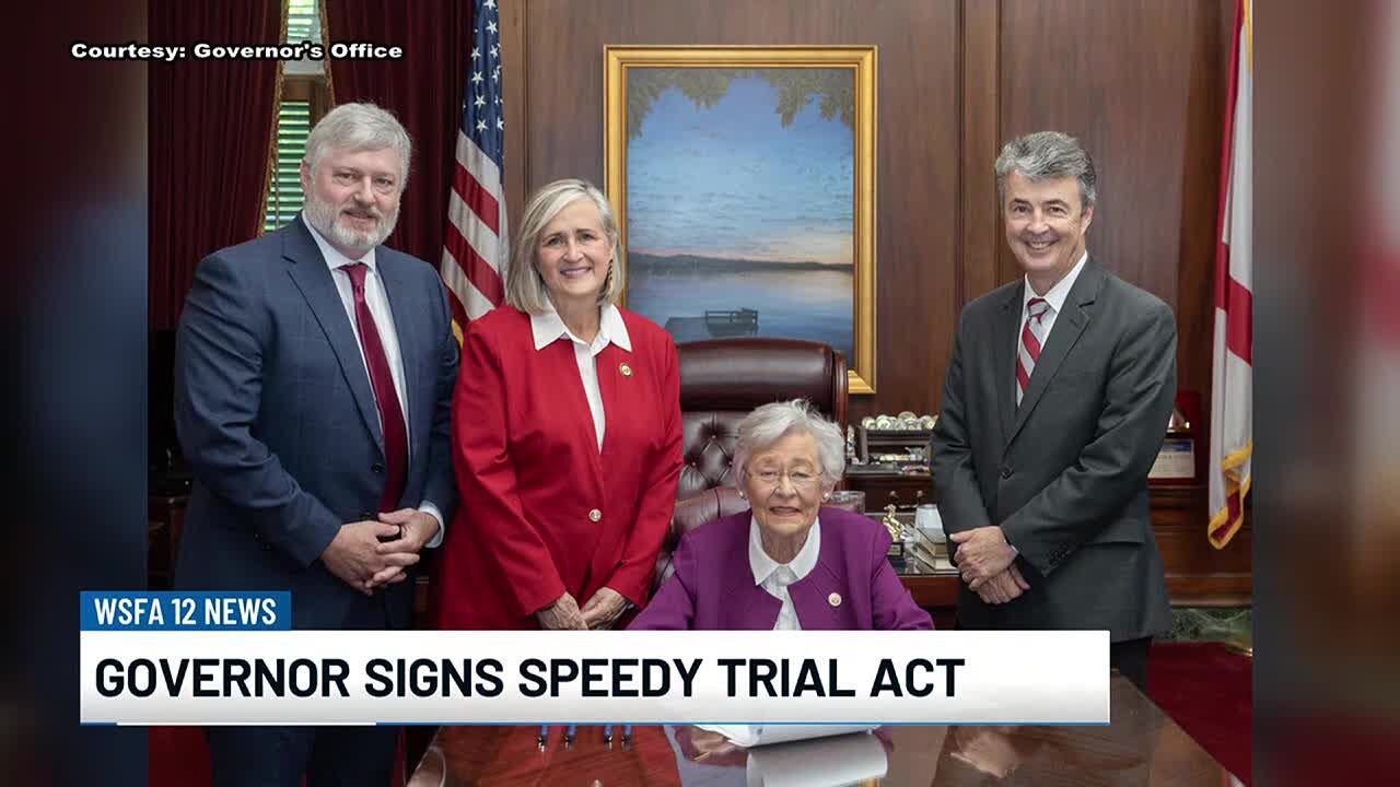 Gov. Ivey signs 'Speedy Trial Act'