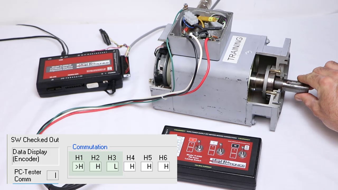 TI-5000JX Commutation Testing and Alignment