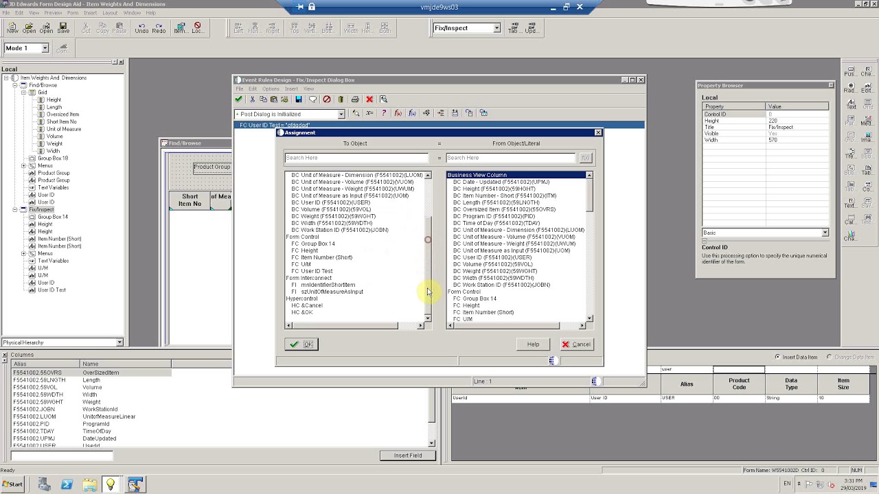 JDE Training 3    Form Interconnect