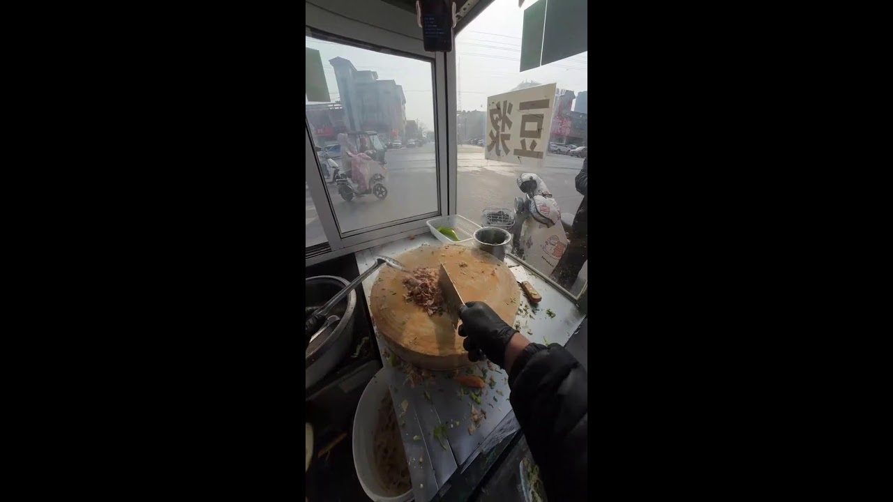 POV Livestream | Morning Meat Bun Prep | Real-Time Street Food in China