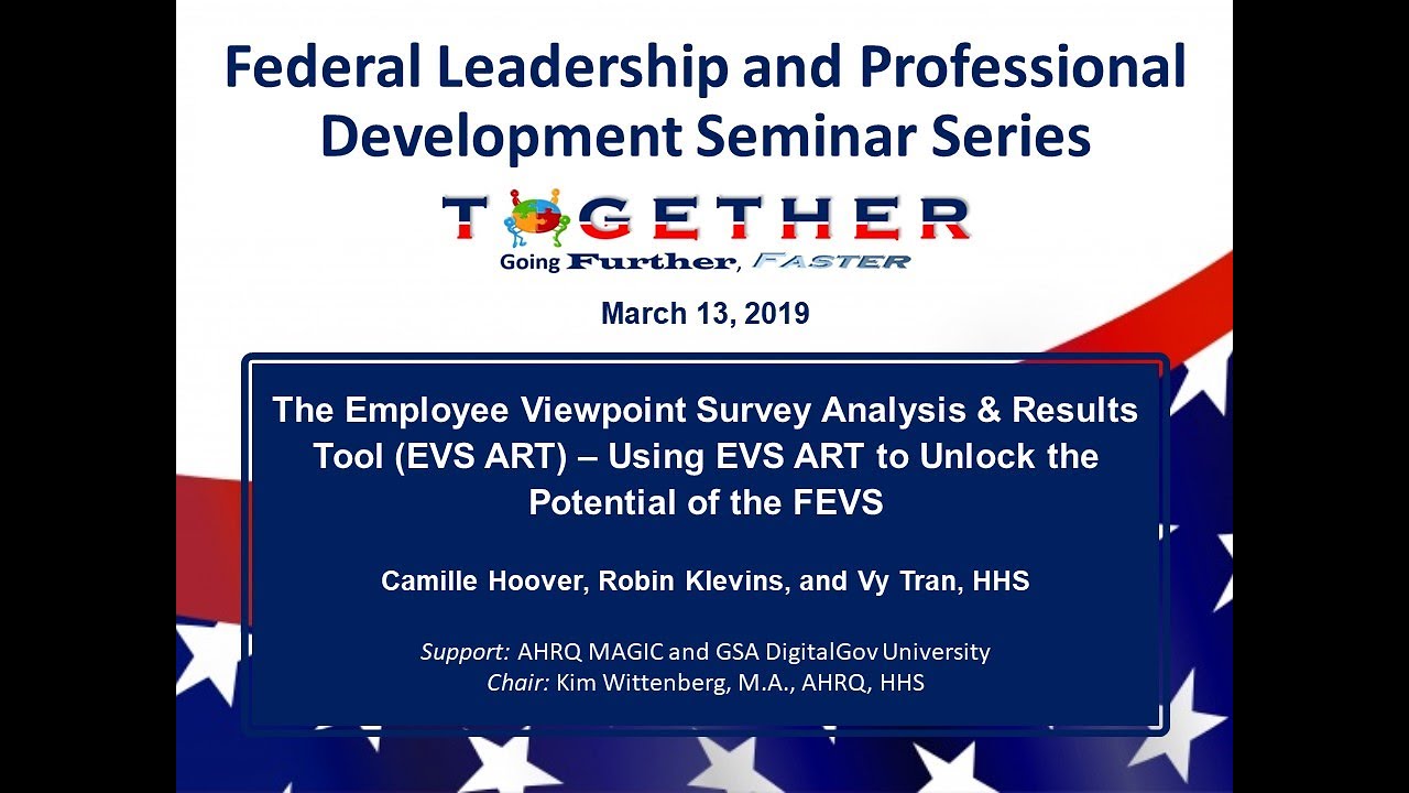 EVS ART – Federal Leadership and Professional Development Seminar Series