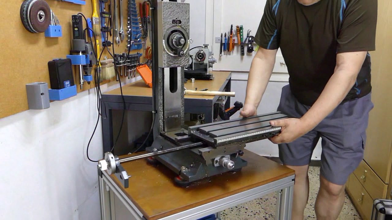 Desmontando fresadora Optimum BF20