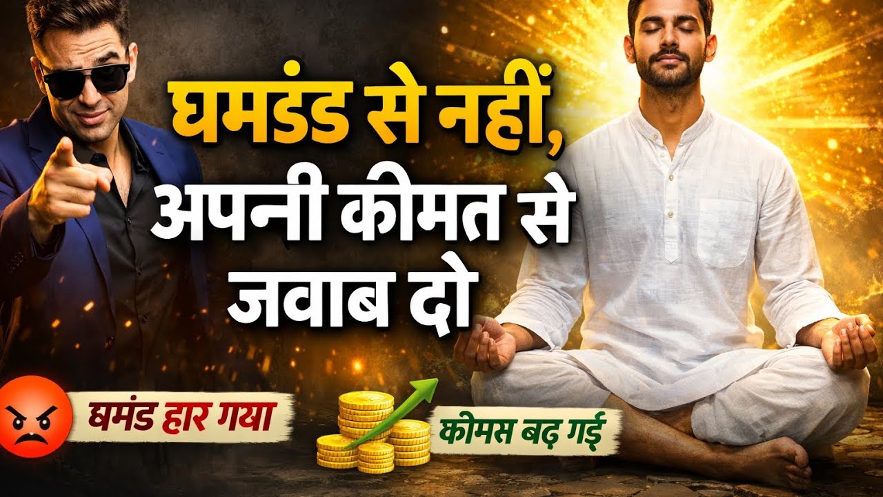 घमंडी इंसान को ऐसे दें जवाब || घमंड से नहीं, अपनी कीमत से जवाब दो || Powerful Motivational Story ||