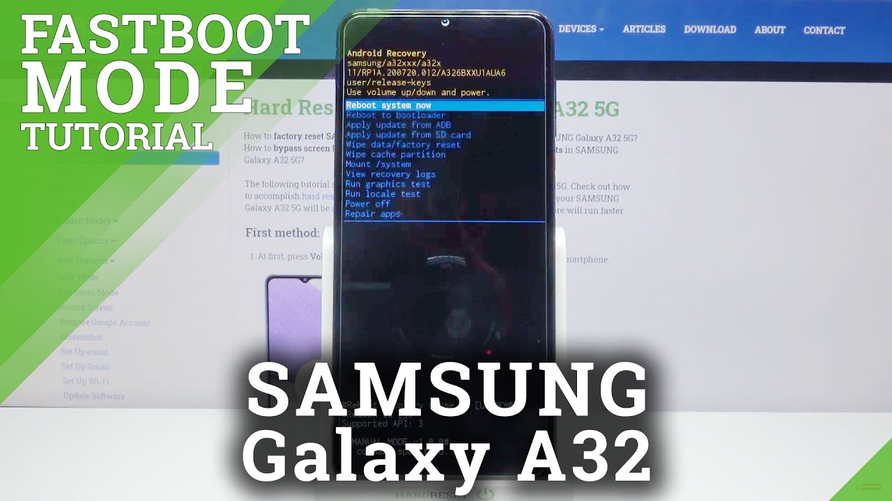 Режим быстрой загрузки на SAMSUNG Galaxy A32 &mdash; восстановление резервной копии Android / прошивка ...