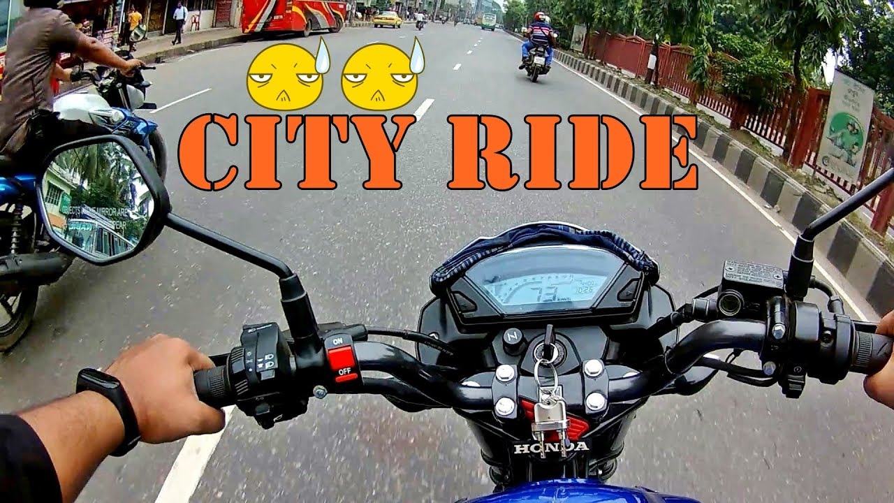 Regular City Ride I Honda Cb Trigger I Eken H9R