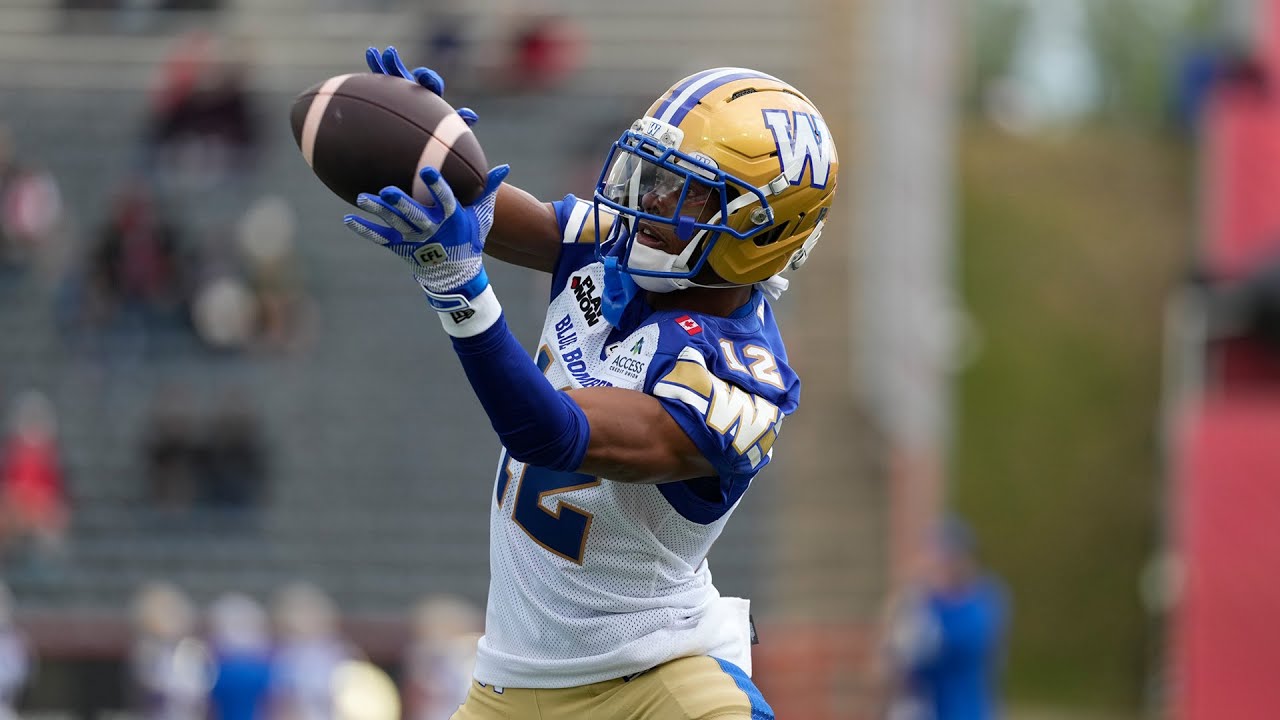 Tim White grabs his first TD as a Blue Bomber!