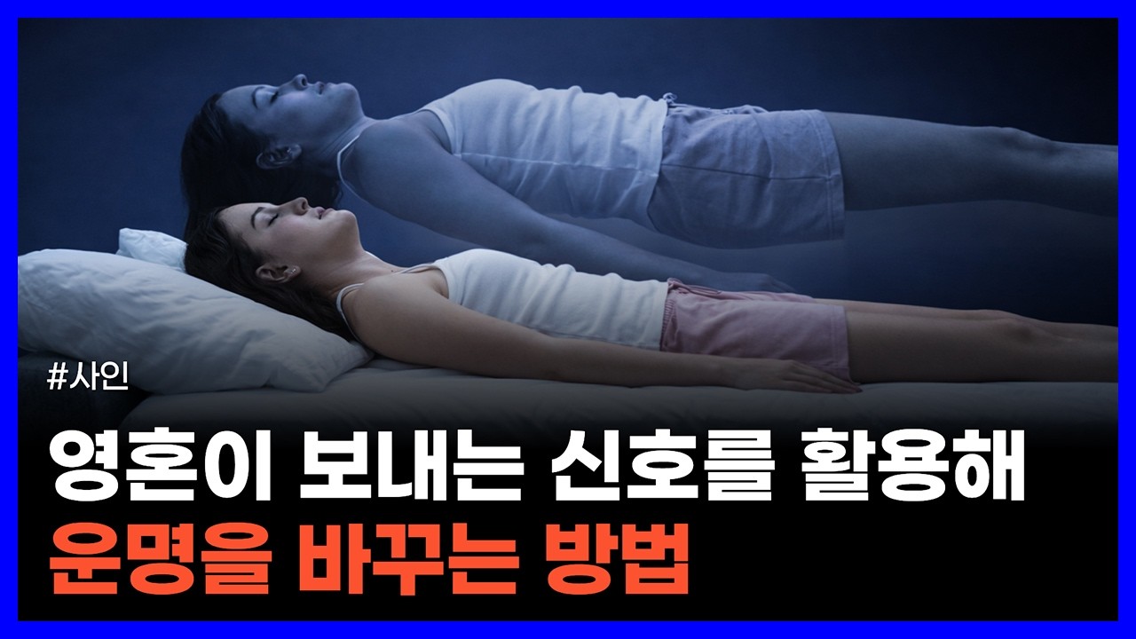 의미 있는 우연이라 부르는 동시성 현상은 영혼이 보내는 신호였다｜사인