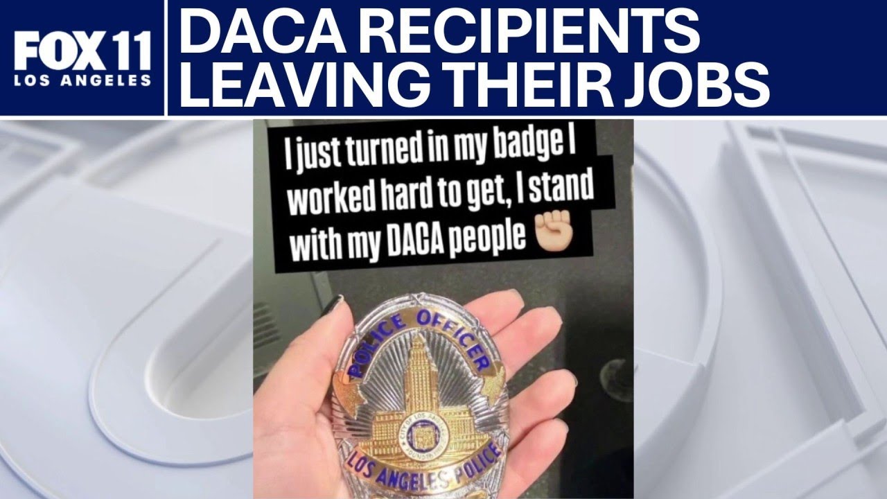 DACA recipient police officers facing job loss