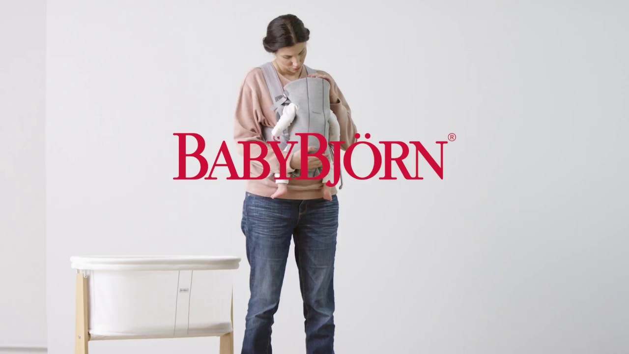 BABYBJ&Ouml;RN - How to lift out sleeping baby from Baby Carrier Mini