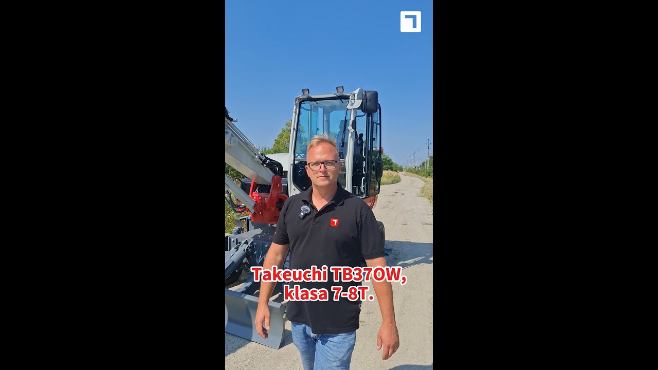 Koparka kołowa Takeuchi TB370W - pełne omówienie koparki