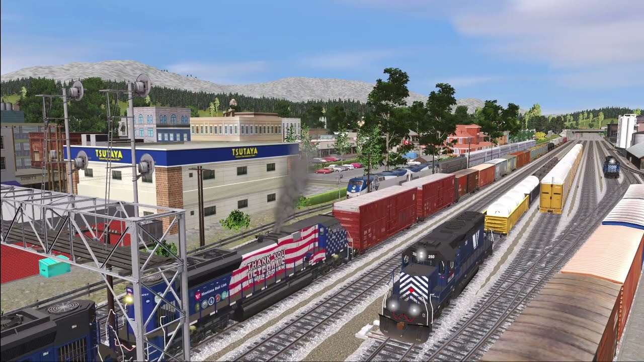 Railfanning The Eastern Range in TRS22 Part 1 feat: MRL and Amtk