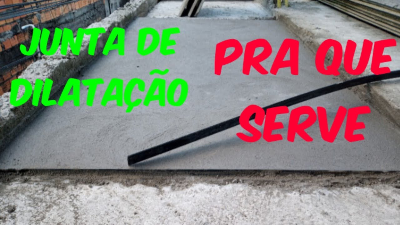 COMO COLOCAR JUNTA DE DILATAÇÃO NO PISO