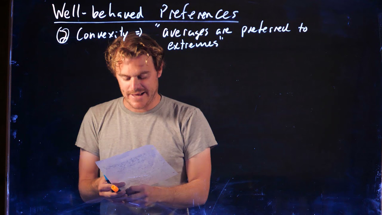 Intermediate Micro - Well-Behaved Preferences