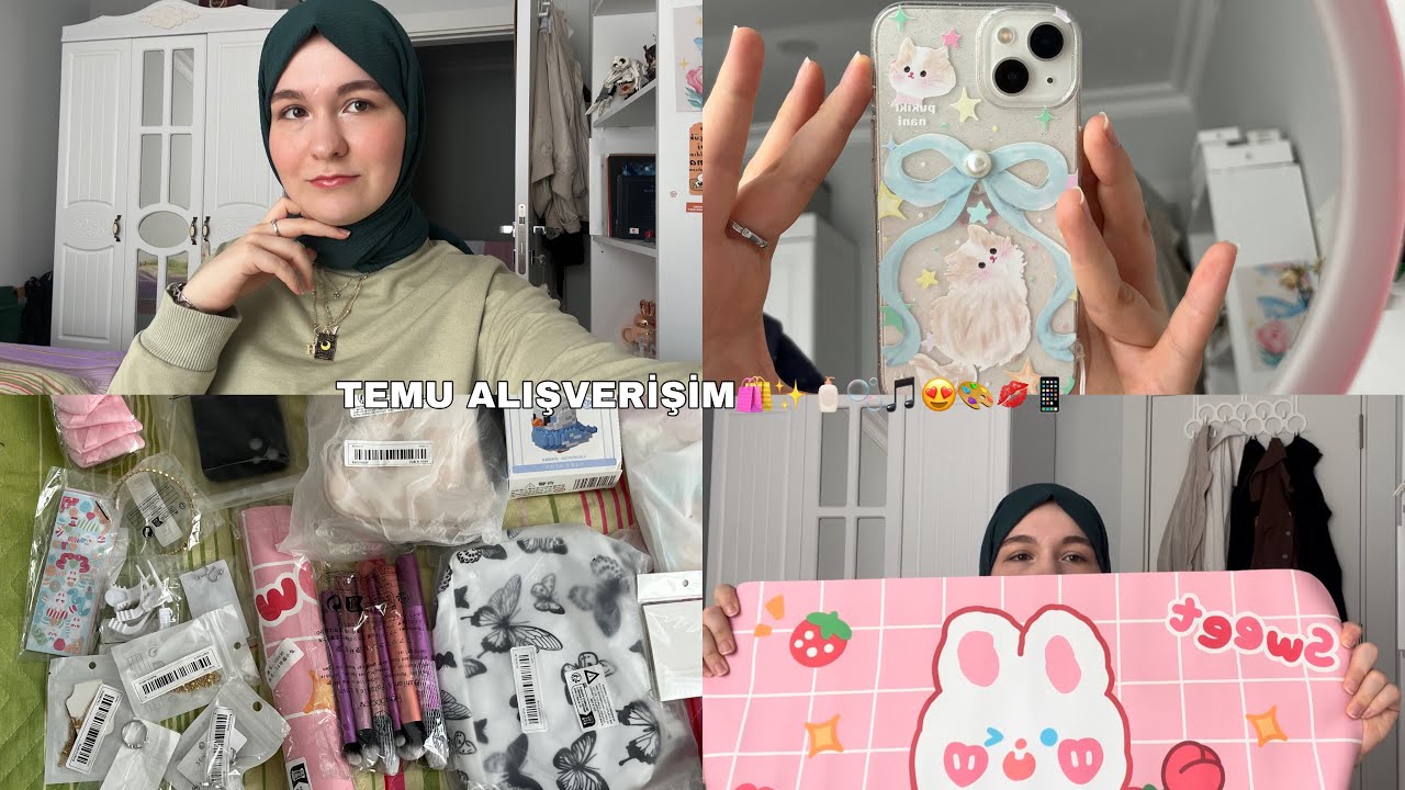 TEMU ALIŞVERİŞİM!! 🎀 BİRLİKTE İNCELİYORUZ!!🔎✨