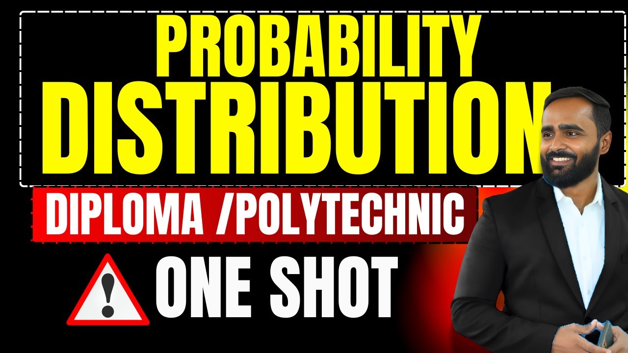 Probability Distribution|One Shot|Normal|Poisson|Binomial Distribution|Diploma|Pradeep Giri Sir
