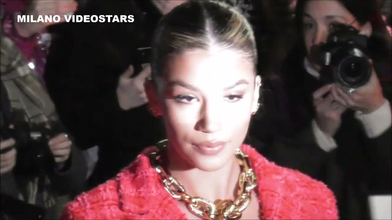 Alice De Bortoli @ Milan Fashion Week 23 february 2023 show Moschino - Milano