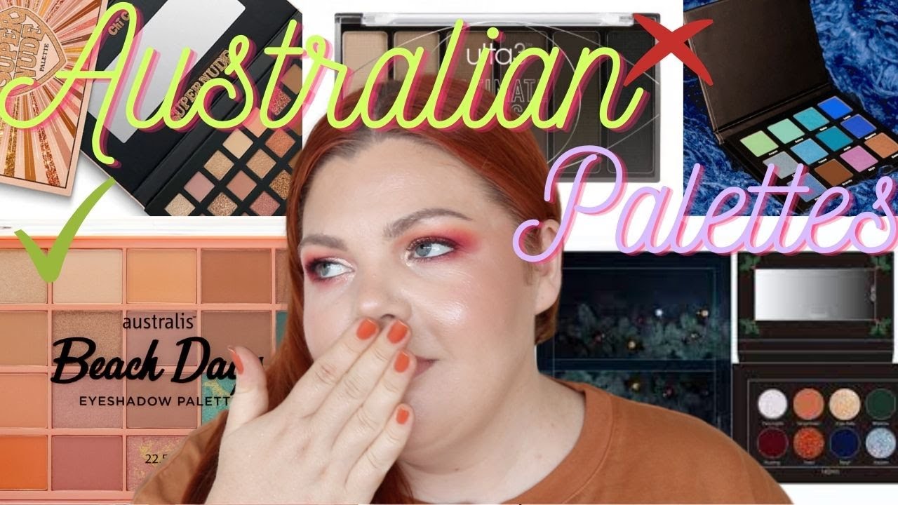 Ranking My Australian Eyeshadow Palettes