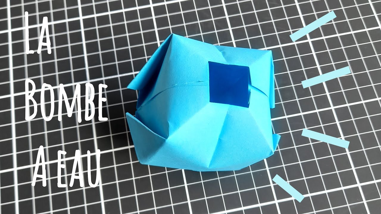 Comment Faire une Bombe &agrave; Eau en Papier 💦💣 Tuto Origami Facile !
