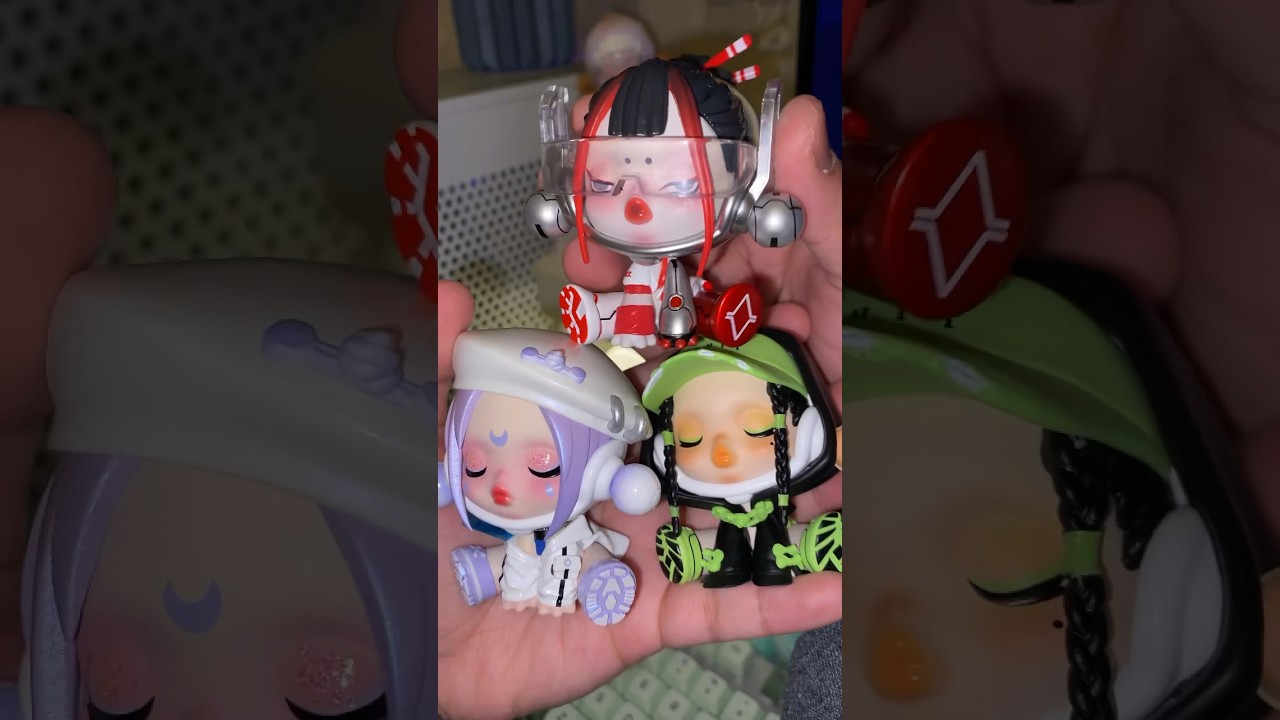 Skullpanda Figures - City of Night series!✨ #blindboxes #unboxing #skullpanda #popmart