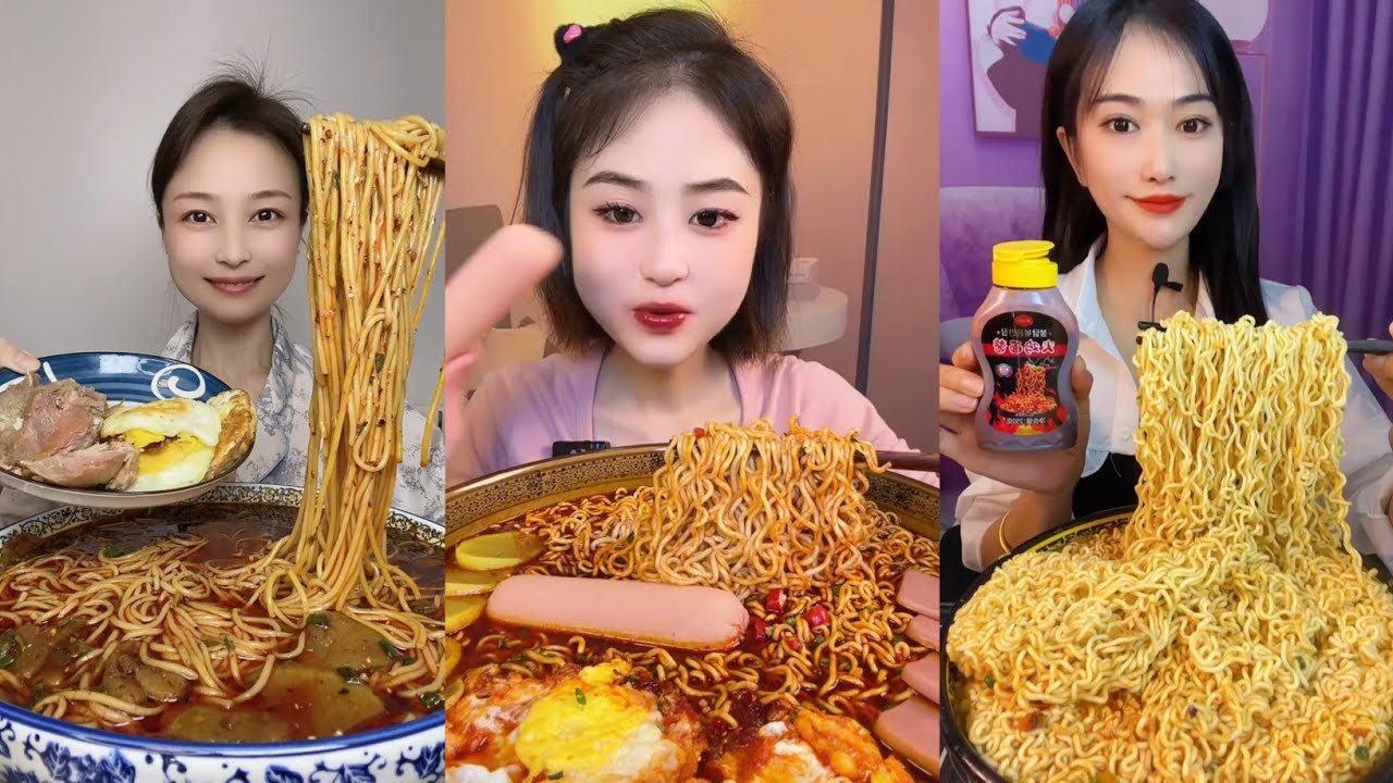 [ MUKBANG ASMR ] Ep 67 Massive Fire Noodles Challenge!! 🔥 | No Talking ASMR Eating Show 