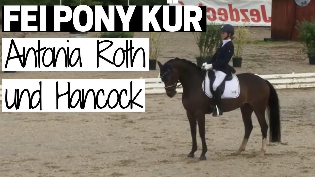FEI Pony Kür 😍 | Tolle Leistung von Antonia Roth & Hancock | CDI3* in Tcheschien
