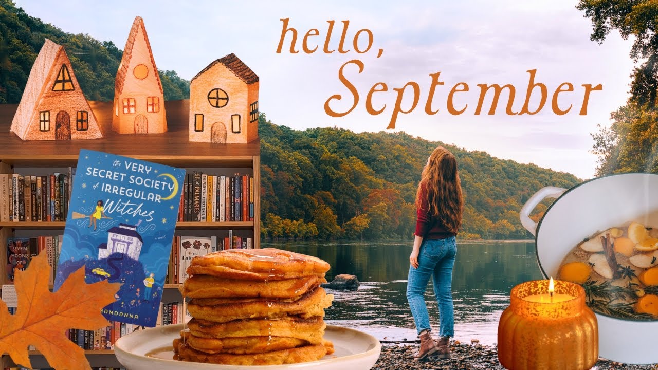 Hello, September 🍁 Fall Books, Pumpkin Pancakes, and an Autumn Simmer Pot 🍂 A Cozy Fall Vlog