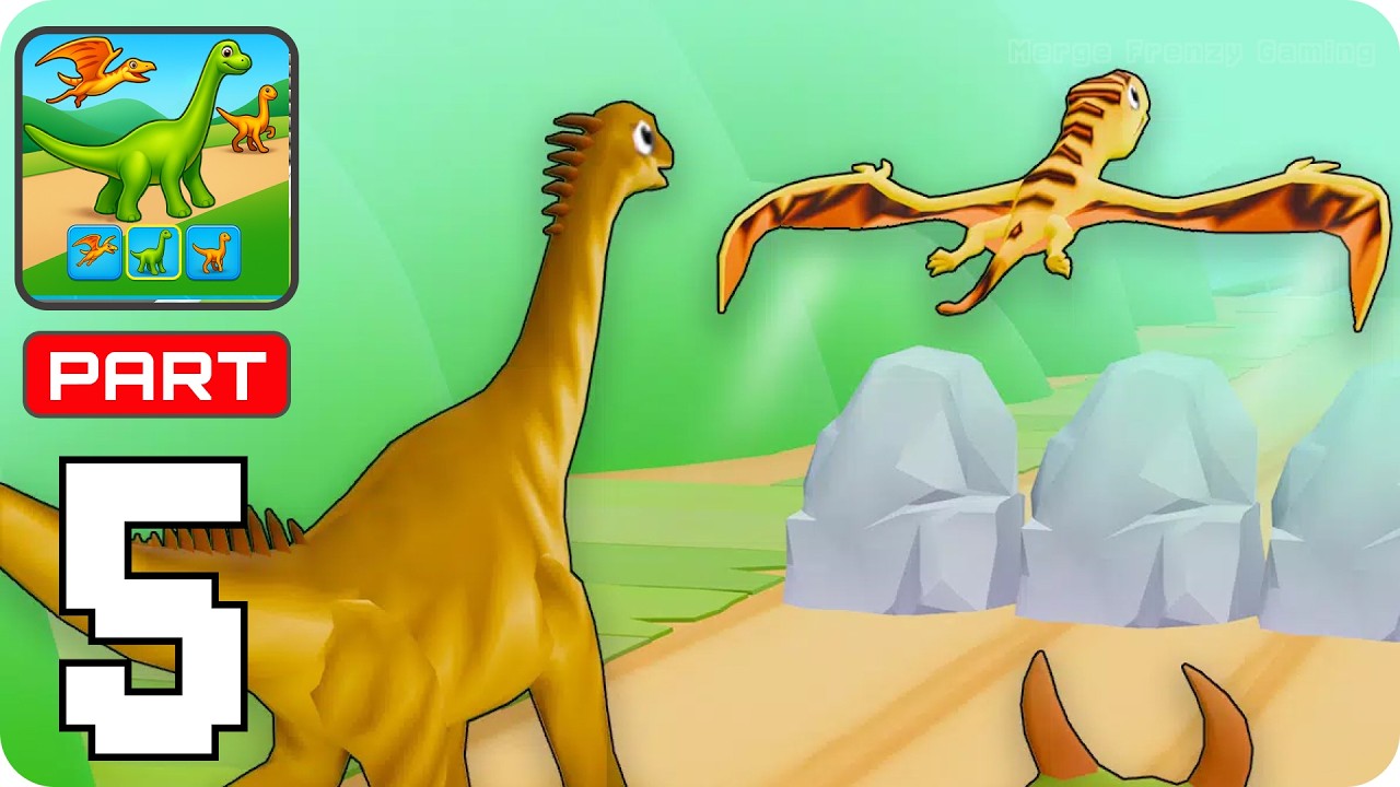 Dino Shifting: Dinosaur Games 🦖🦕🦅🦎🌴All Levels Gameplay Walkthrough Max Level Ep 005 (iOS, Android)