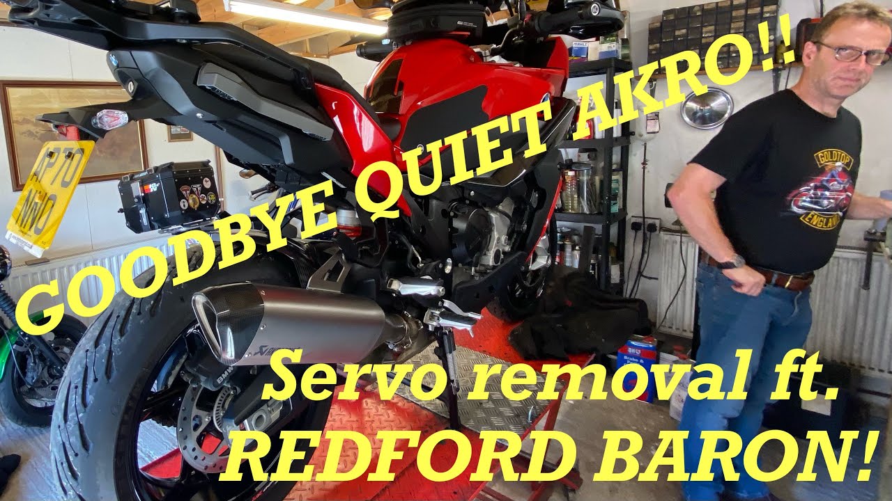 How to remove servo and install servo buddy on a BMW S1000XR 2021 Gen2. #servo #s1000xr #motorbikes