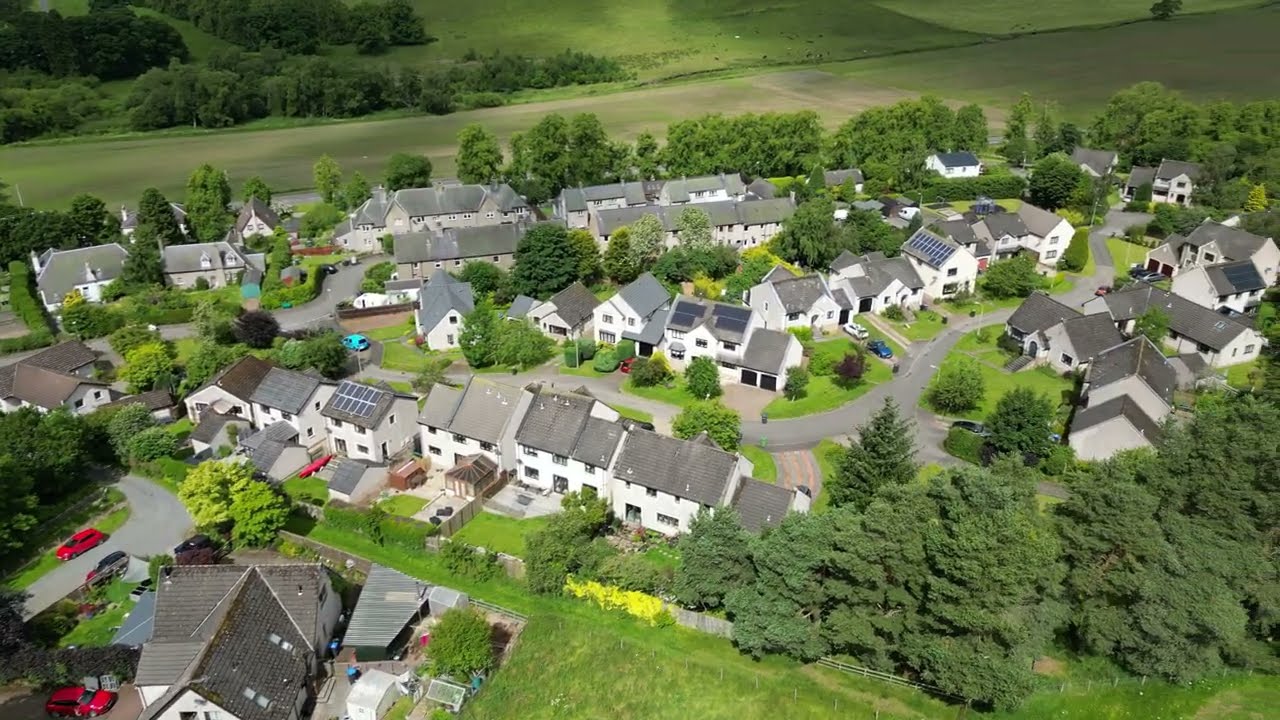 Drone Views near Eddleston in the Scottish Borders