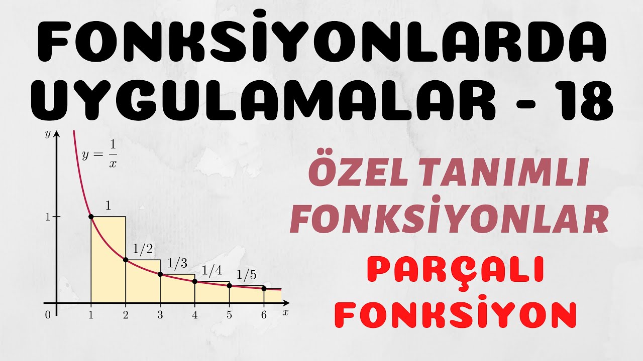 Özel Tanımlı Fonksiyonlar - 18 (Parçalı Fonksiyonlar)