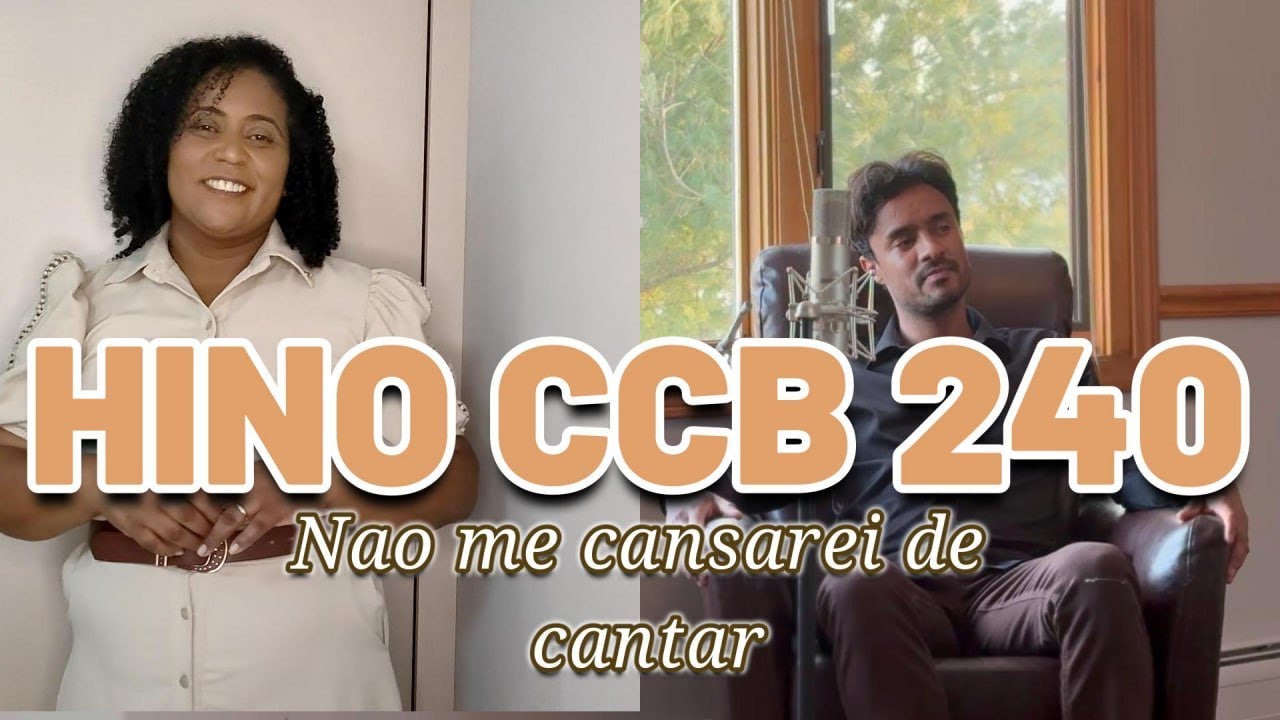 #Nao me Cansarei de Cantar #hino 240 Silvana Souza e Adriano Alves CCB