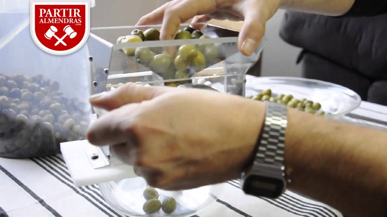 Rajar aceitunas | Maquina para rajar aceitunas
