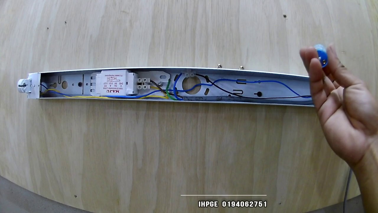 MUDAH DIY - Cara Convert Lampu Pendaflour / Kalimantang kepada  LED A-Z