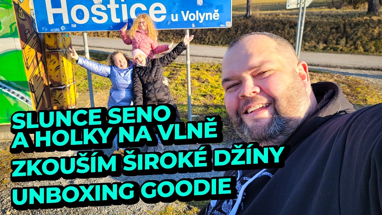 Slunce, seno a holky na vlně! Zkouším široké džíny & GOODIE unboxing - VLOG