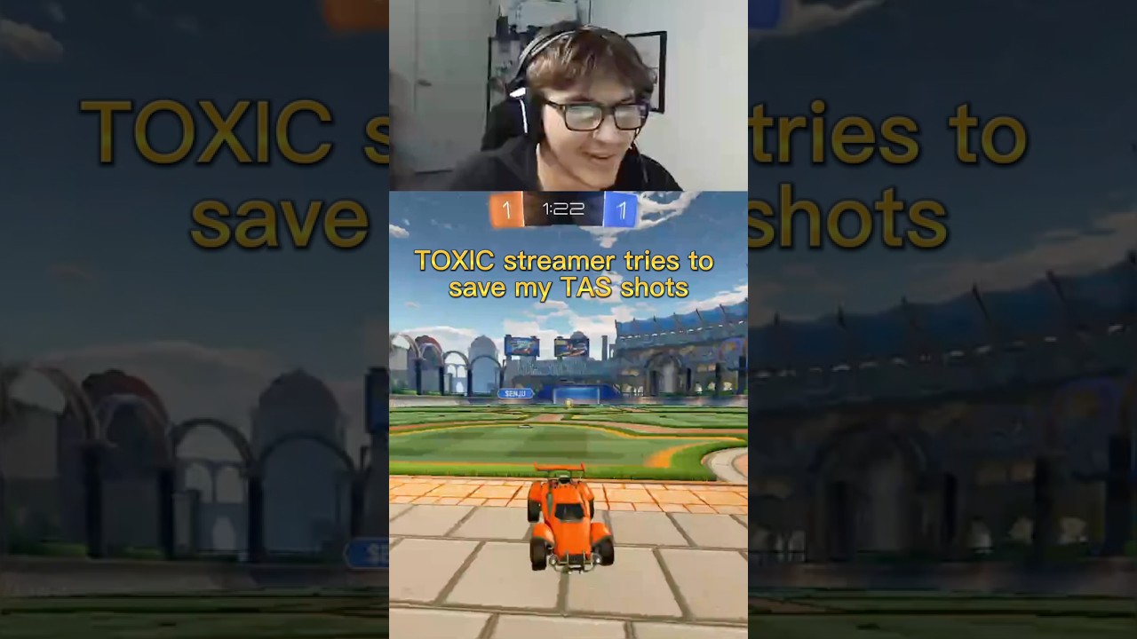 | Streamer vs TAS | GGS. #tas #rocketleague #rl #rocketleagueclips #gaming #rlclips