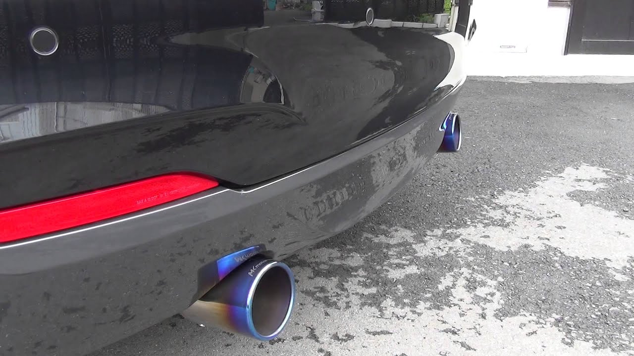 MK motorsport m235 sport muffler sound