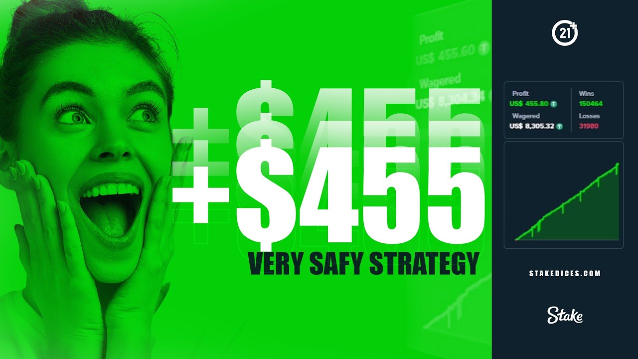 THIS STRATEGY ON THE STAKE DICE IS INSANE AND I MADE $455+ PROFIT