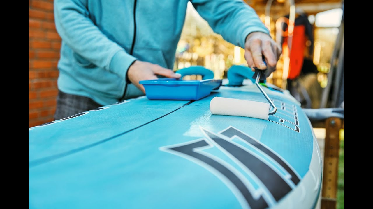 Standlack bei Windsurfboards ausbessern – so wird's gemacht