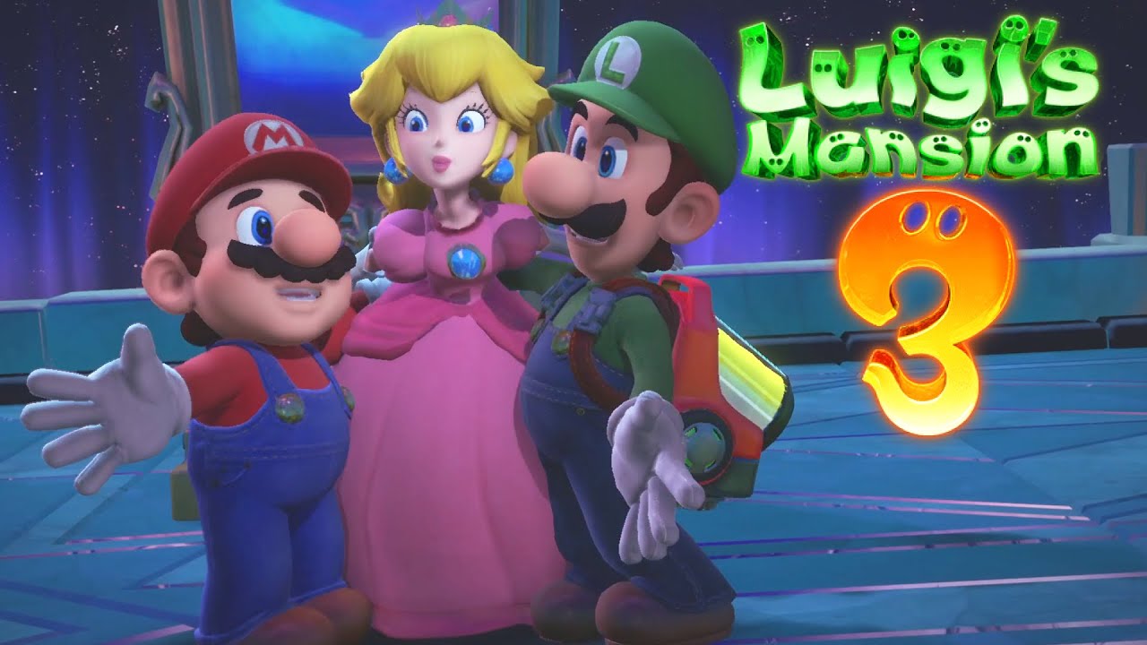 Luigi's Mansion 3: FINAL BOSS + ENDING!! [Luigi saves Mario and Princess Peach!!]