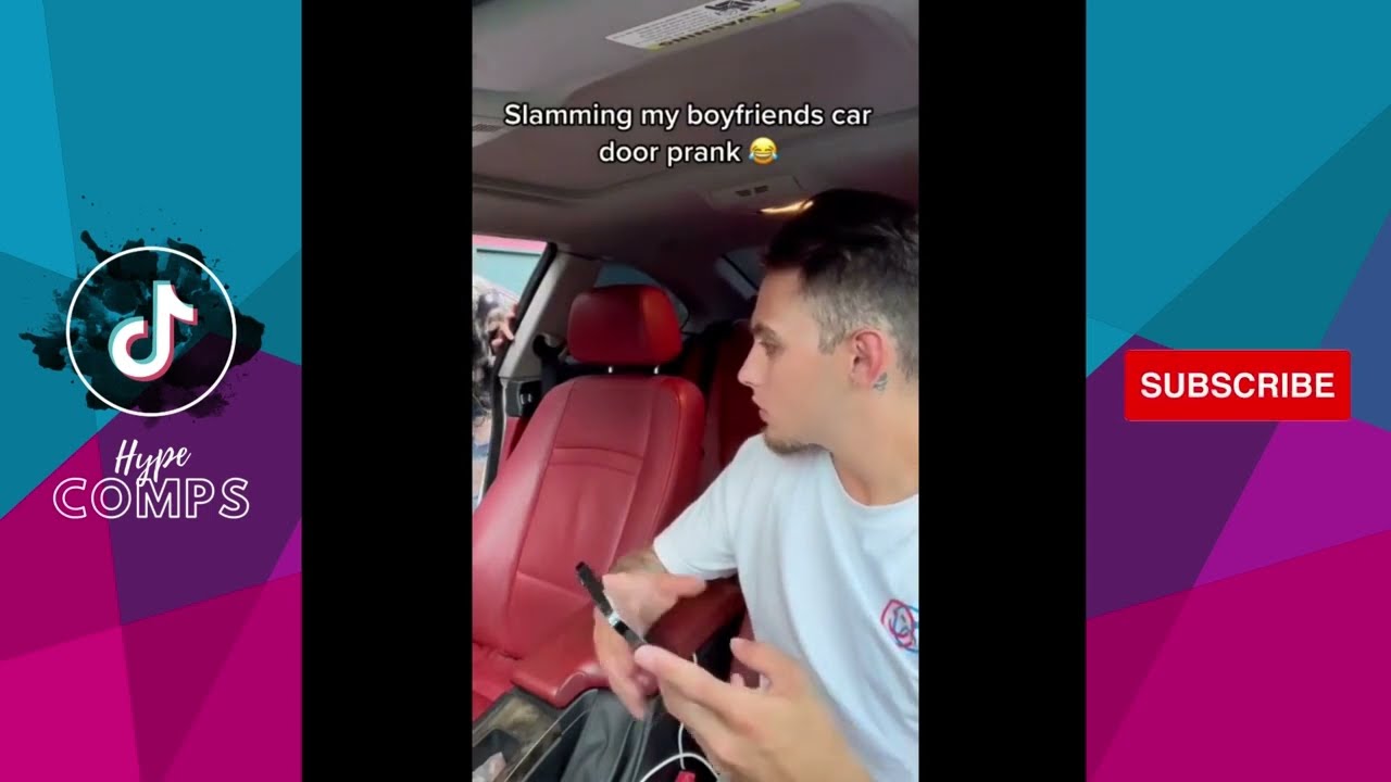 Slamming Car Door Prank Compilation #TikTokHypeComps