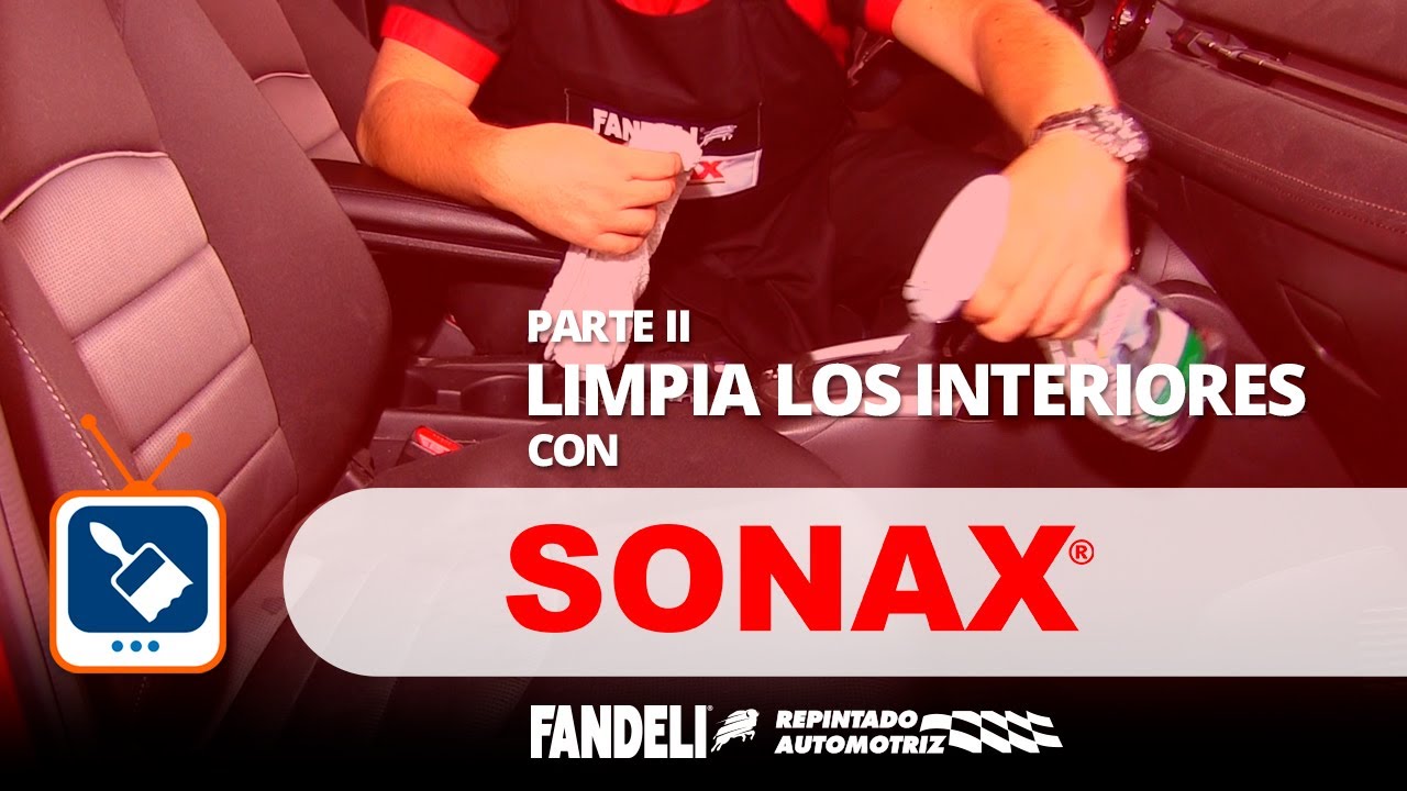 Limpia los interiores de tu auto con SONAX
