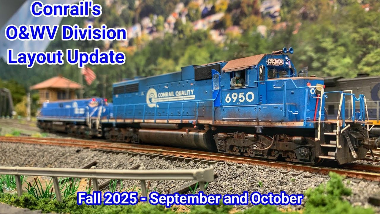 Обновление плана подразделения O&WV компании Conrail — осень 2025 г., сентябрь и октябрь