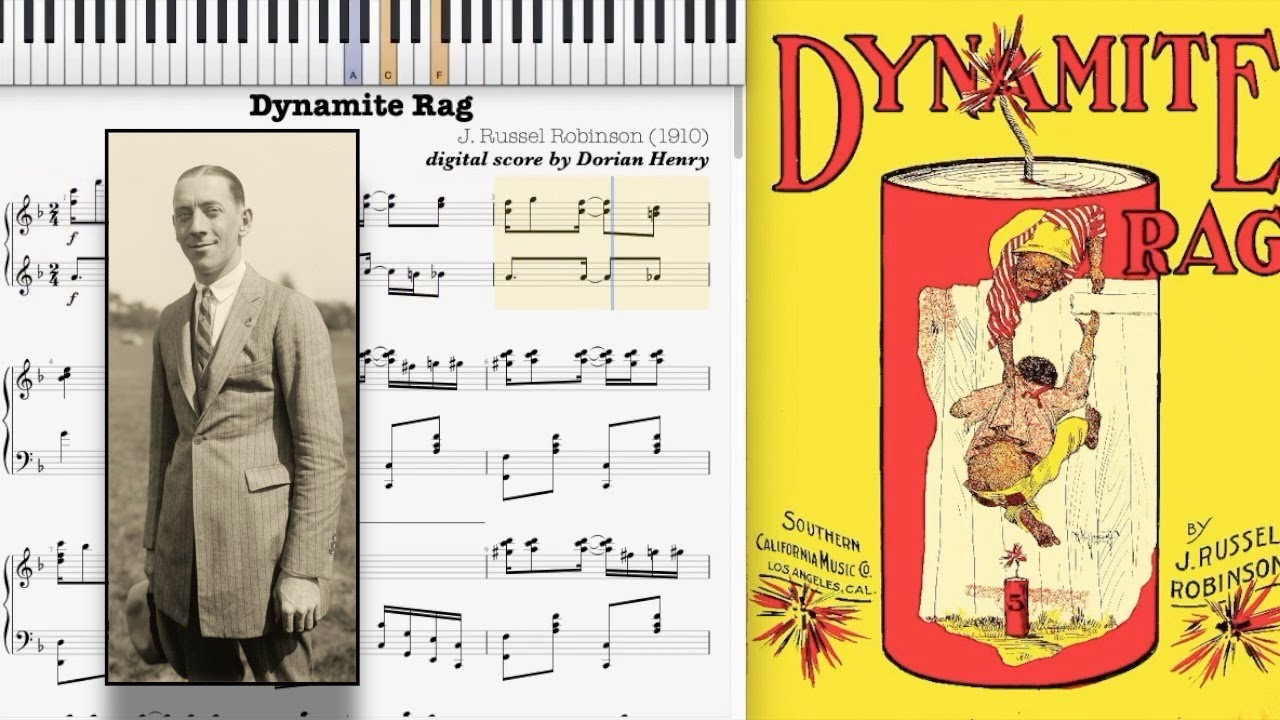 Dynamite Rag - Russel Robinson (1910, Ragtime piano)