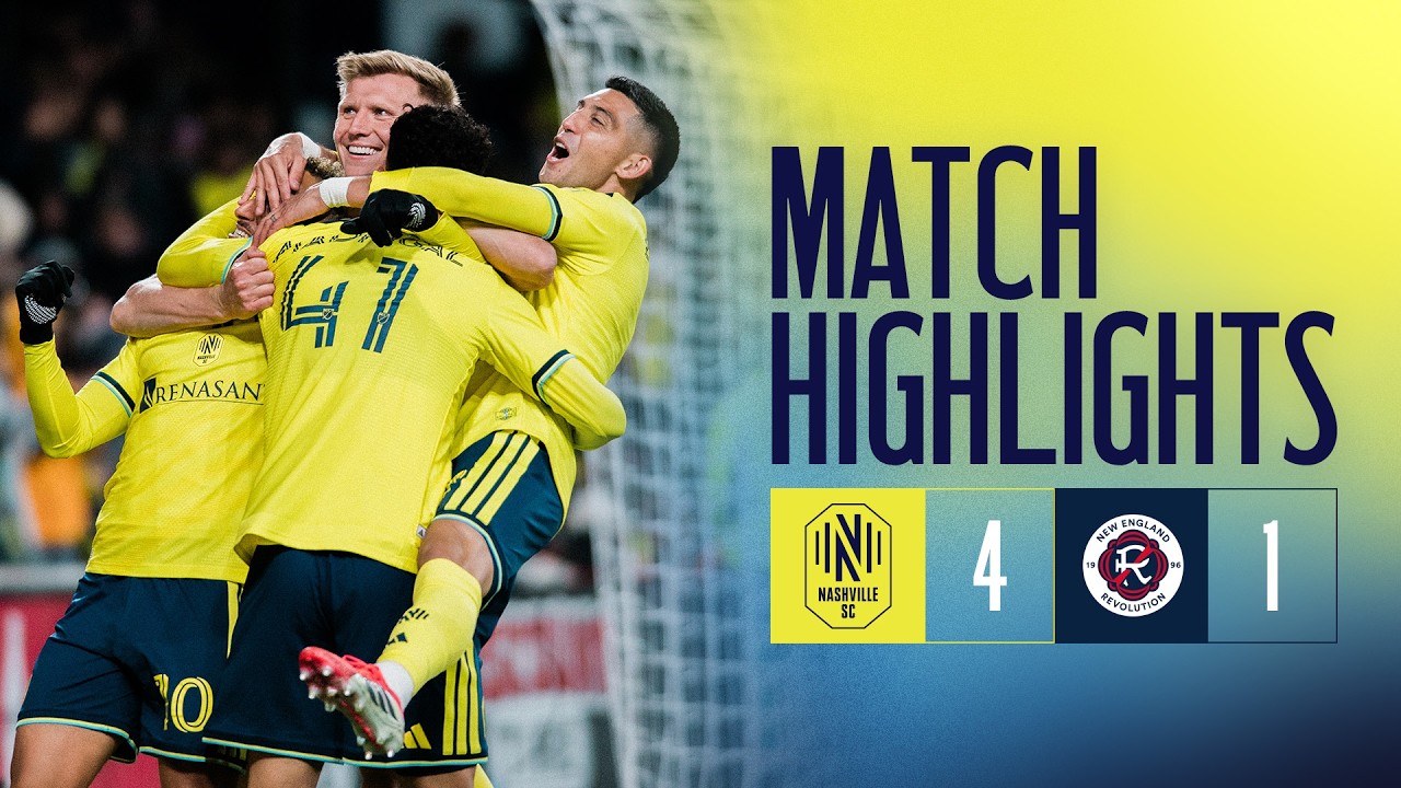 Nashville SC Beat New England Revolution In 2026 Home Opener | Match Highlights